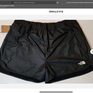 NWT North Face Women's Black Hydrenaline Windwall Shorts